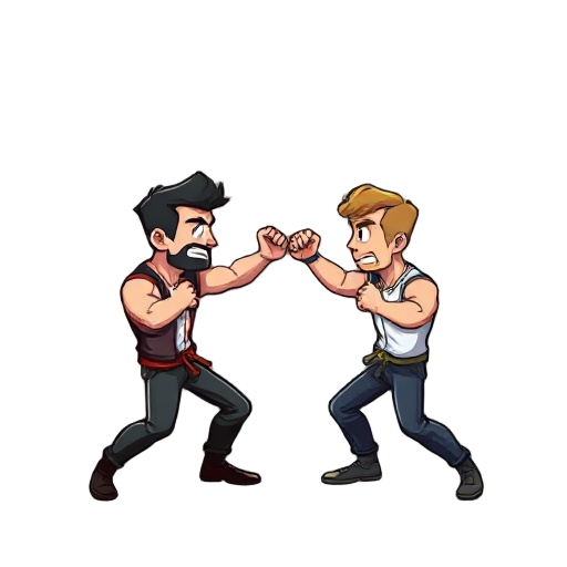 man fighting