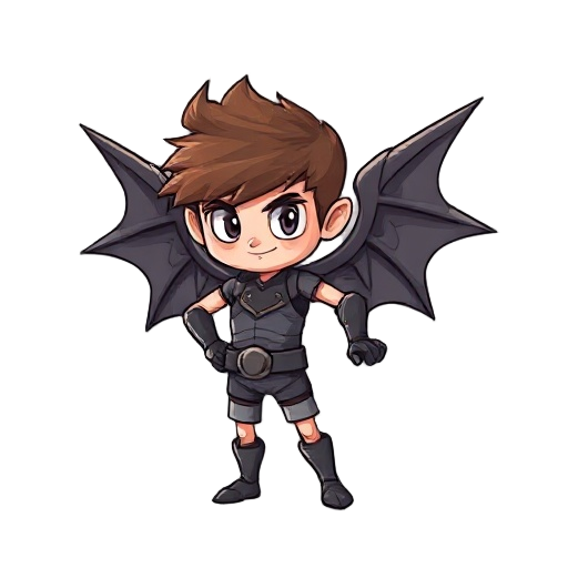anti hero with wings not cute