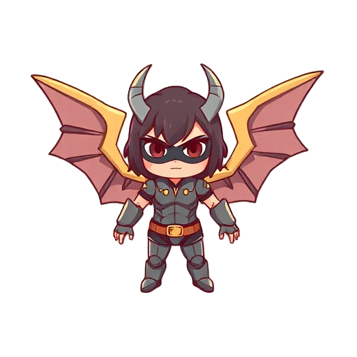 anti hero with wings not cute