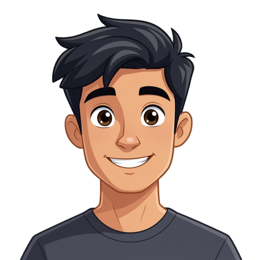 male human with black hair