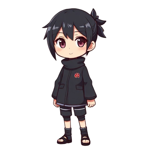 uchiha izuna black clothes