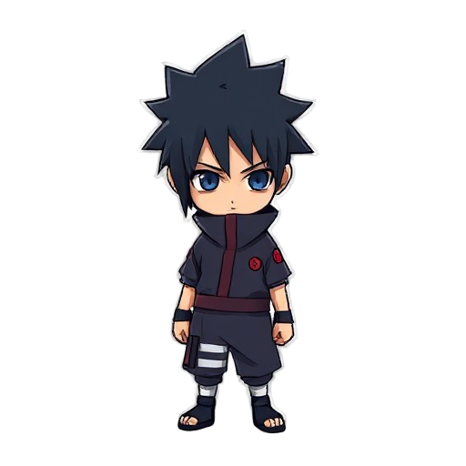uchiha sasuke naruto the last chibi