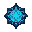 arcane defense sigil with glowing light blue runes and crystalline structure