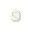 white egg icon. one whole, one cracked minimal shading, no outline. for hotbar heart textures.
