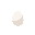 a small white egg, slightly offset to the left, as if being jolted or shaken.