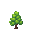 8 bit green tree