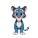 tigre azul 