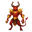 greed demon overlord, half-human half-demon with molten gold skin, sharp claws made of pure gold, horns shaped like twisted coins, glowing eyes, golden aura radiating from body, elegant and terrifying, dark fantasy illustration, powerful stance, cinematic
