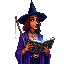 a female wiener dog sorceress