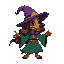 a female wiener dog sorceress