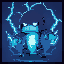 make a electric golem, add border black