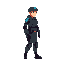 side profile walking lt commander data