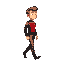 side profile walking starfleet officer