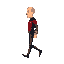 side profile walking captain picard