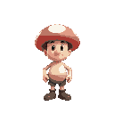 a mushroom man