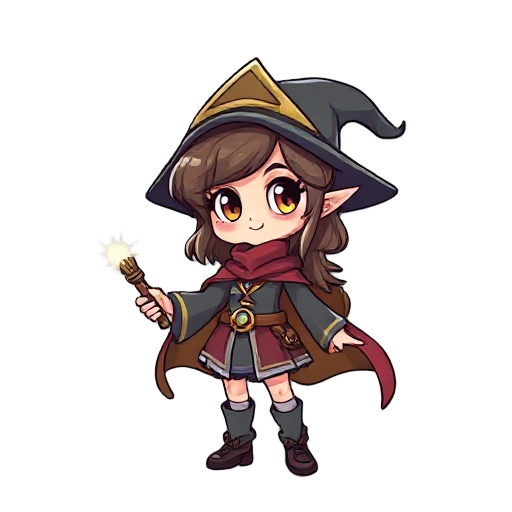 freiren girl with wand