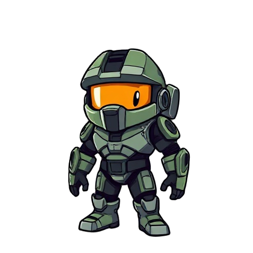 gere pra mim o master chief de halo infinite 