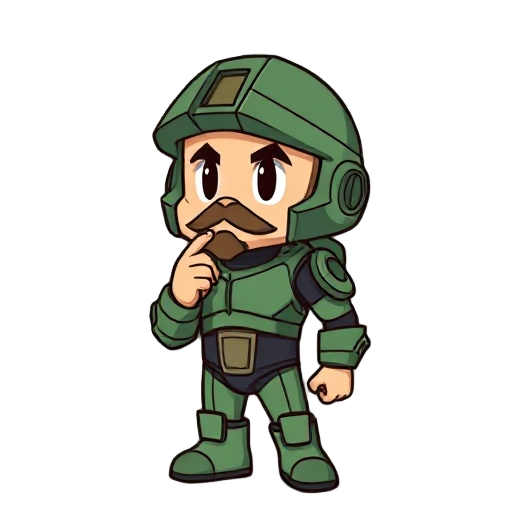 master chief pensive with finger on tip of chin in helmet thinking