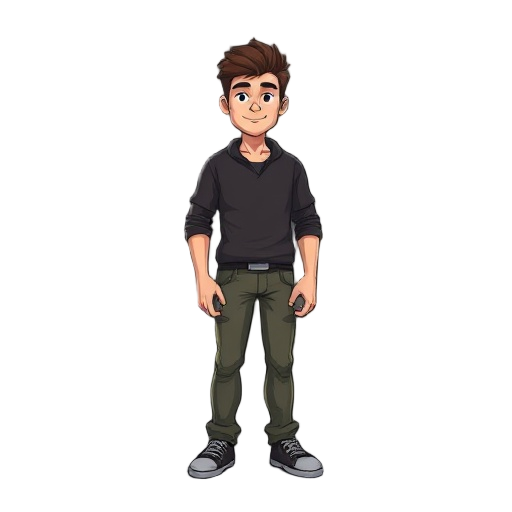 a man