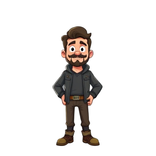 a man