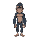 character male, style gorillaz