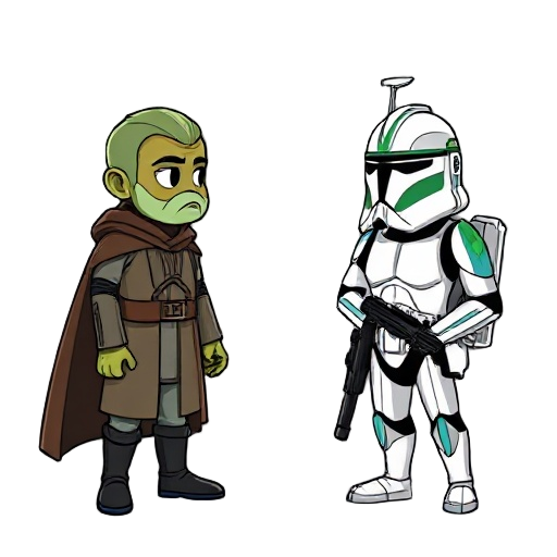 mace windu talking to yoda but a clone trooper see order 66