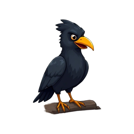 crow sitting