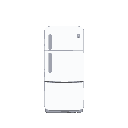 modern fridge 