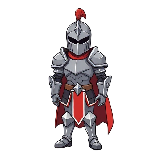 knight with armor