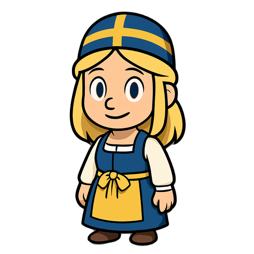 a swedish woman with blonde hair.
