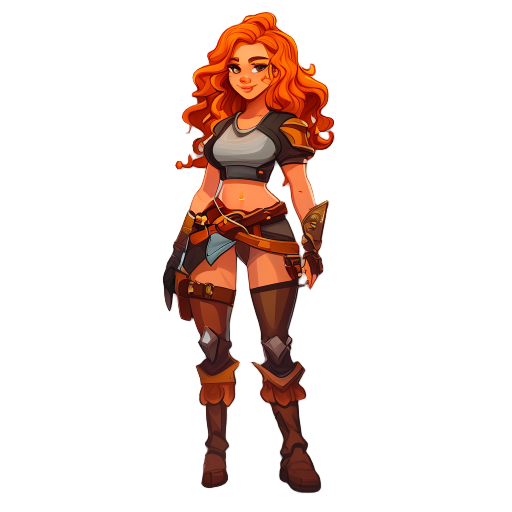 hot ginger woman to mmo rpg