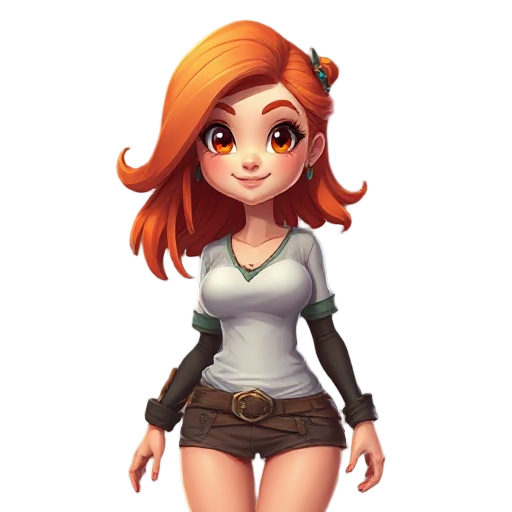 hot ginger woman to mmo rpg
