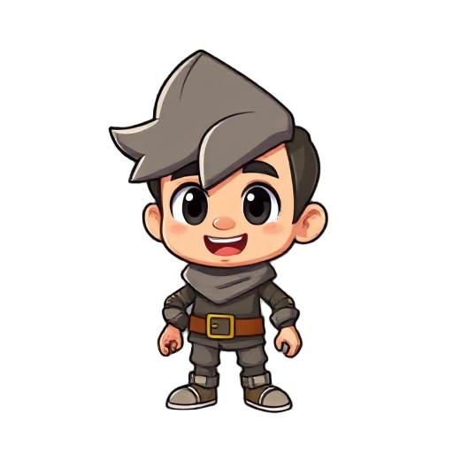 personaje principal parado