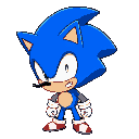 um personagem no estilo sonic mas ele e um tatu bola