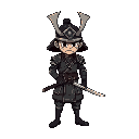 prompt: samurai  andando para direita