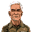 janeiro : personagem de 54 anos com cabelos brancos , ex militar do exercito, da velha guarda