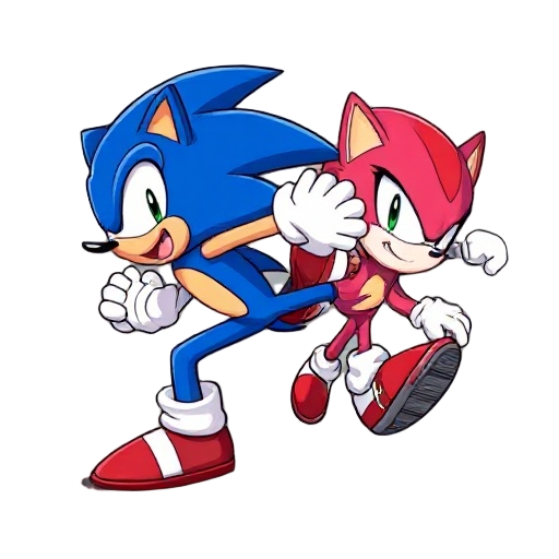 sonic sheet puch and kick