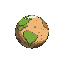 one planet no background, no blackout