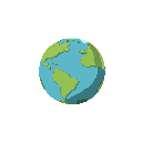 one planet no background, no blackout