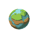 one planet no background, no blackout