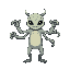 crea un mostro alien de 6 manos