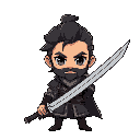 samouraï with very long sword
