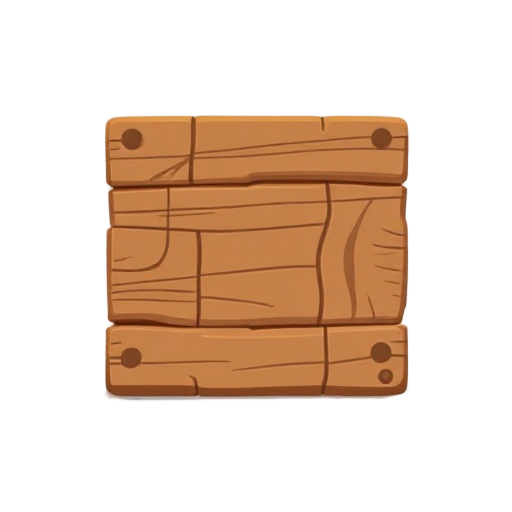 pixelated brown wood plank