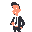 man with a bussiness suit 32x32 pixels