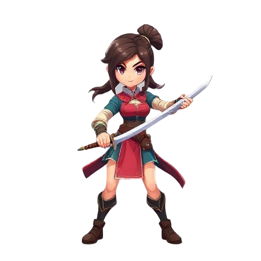 female swordman 