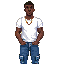 cool black guy with swag