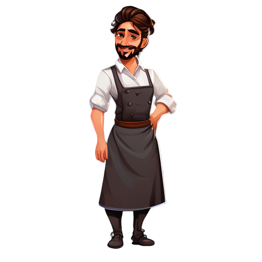 spanish man waitress