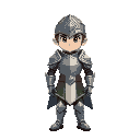 character wearing amour