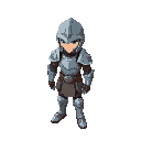 character wearing amour