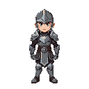 character wearing amour